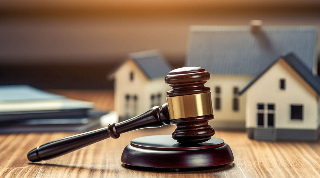 Judge auction and real estate concept