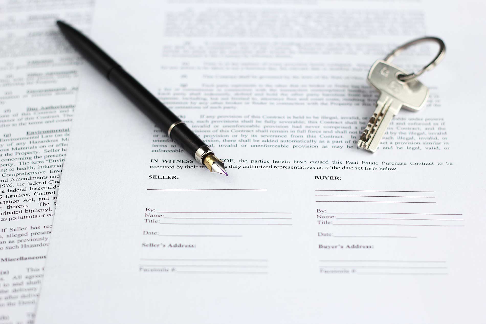 contracts being signed and looked over